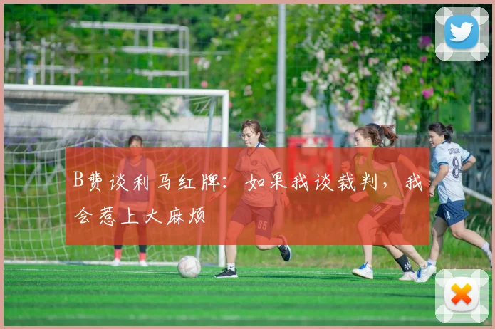 B费谈利马红牌：如果我谈裁判，我会惹上大麻烦